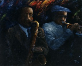 <a href="https://clydeowesart.com/product/wayne-shorter/">Wayne Shorter on Sax With Miles Davis on Trumpet</a>